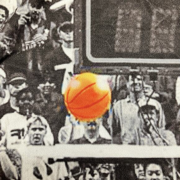 Michael Jordan Chicago Bulls The Last Shot All Over Print VTG T-Shirt Size S - Picture 4 of 14